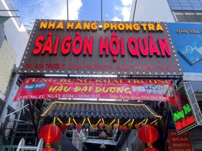 Cần sang lại nhà hàng phòng trà mặt tiền Trường Chinh Q.Tân Bình
