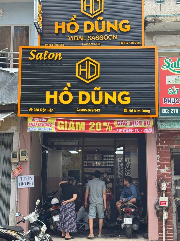 Sang nhượng gấp salon tâm huyết – mặt tiền độc lập, tân phú
