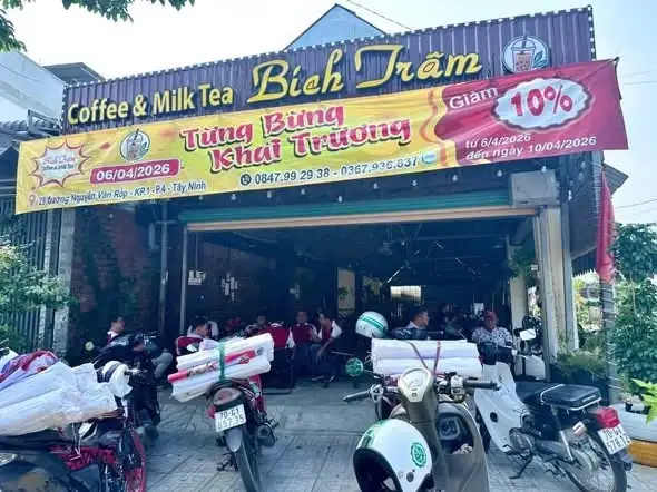 Sang nhượng gấp: quán cafe – trà sữa bích trâm