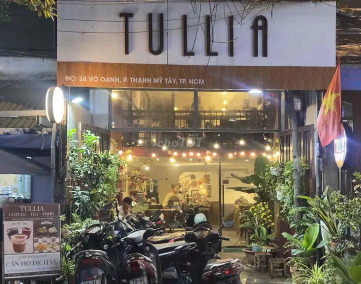 Sang quán cafe 1 trệt 2 lầu võ oanh, Bình Thạnh