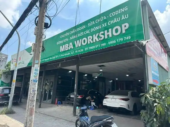 Sang nhượng xưởng đồng sơn Ô tô chuyên xe châu âu – mặt tiền nguyễn văn quỳ, quận 7