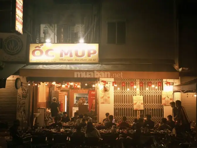 Sang nhượng quán ốc múp full trang thiết bị