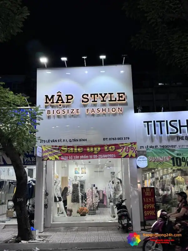 Cần sang shop thời trang tại quận Tân Bình