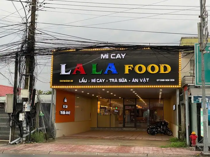 Cần sang lại quán mì cay lala food tại cái bè