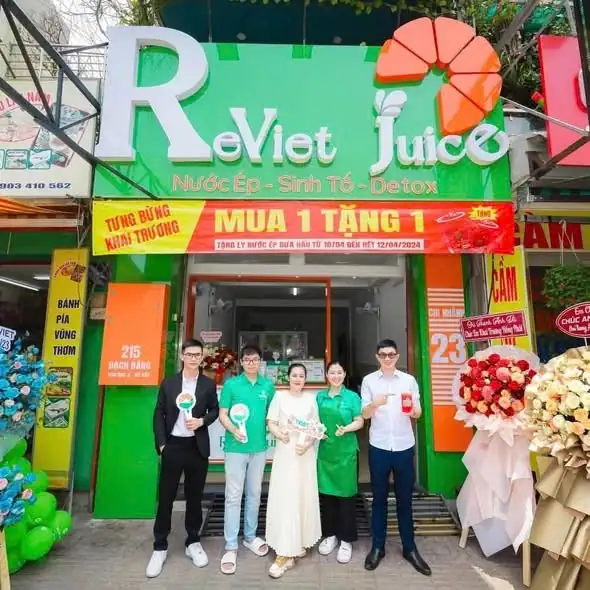 Sang nhượng toàn bộ cửa hàng reviet juice – bao gồm thương hiệu