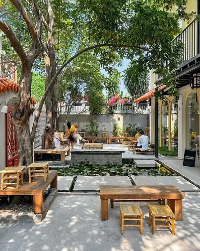 Nhượng cafe sân vườn nhỏ xinh tại khu nguyễn văn tuyết
