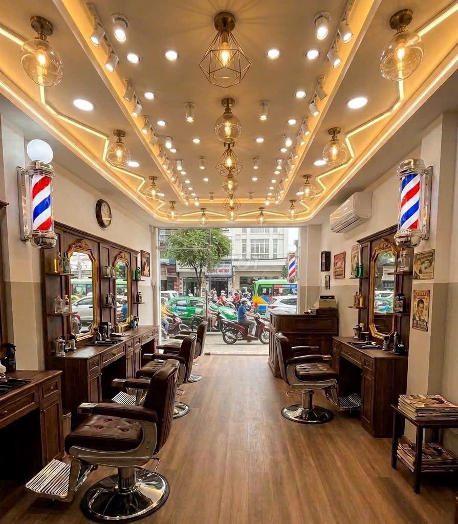 Cần sang nhượng tiệm cắt tóc barber shop, bình thạnh