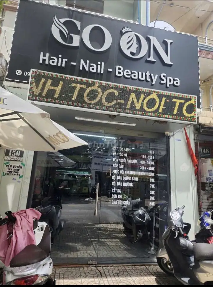 Sang nhượng salon đang hoạt động tốt