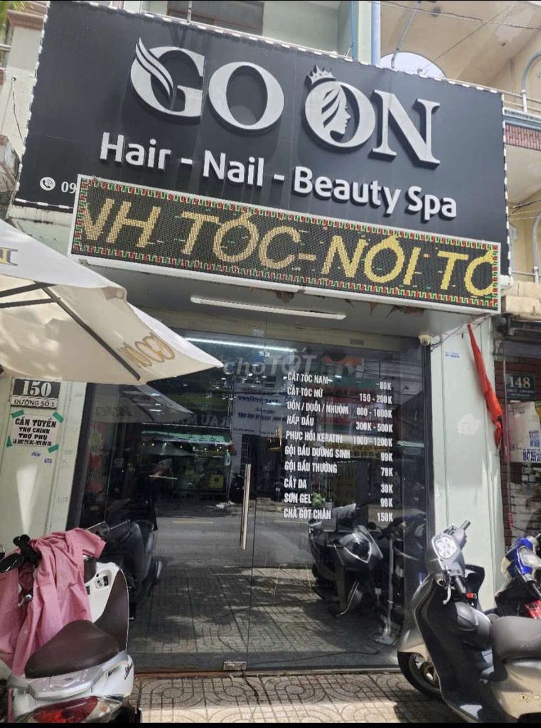 Sang nhượng salon đang hoạt động tốt