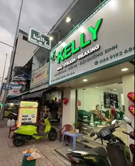 Sang tiệm nail mặt tiền lớn – hồng bàng, Q6 – cực hot