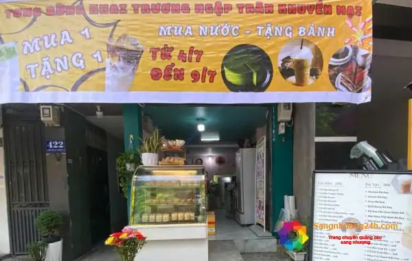 Cần sang nhượng quán trà sữa ở quận 12
