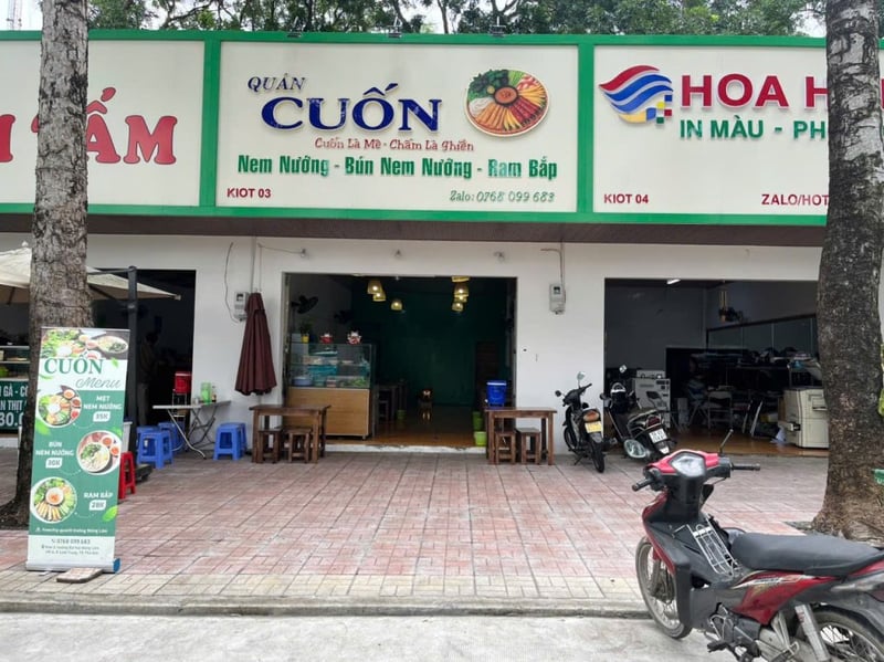 Sang gấp quán ăn trong trường đại học nông lâm vào là kinh doanh ngay