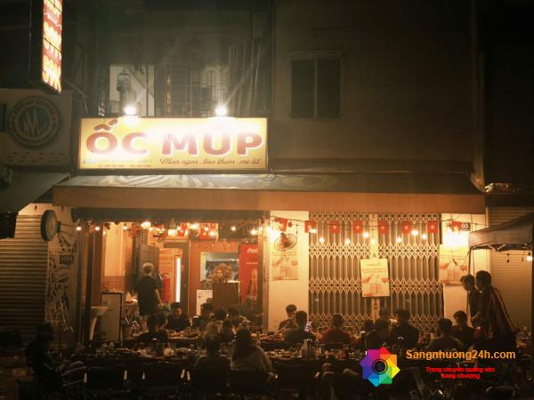 Sang nhượng quán ốc múp – full trang thiết bị