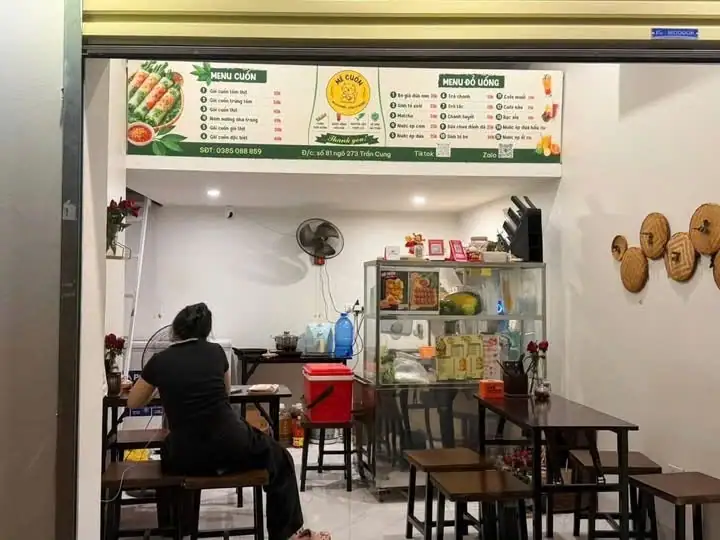 Sang nhượng gấp quán nước ép – đồ cuốn – nem nướng Nha Trang (Hà Nội)