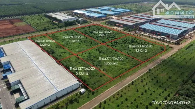 Cần sang nhượng gấp 6.4ha đất KCN Dầu Giây