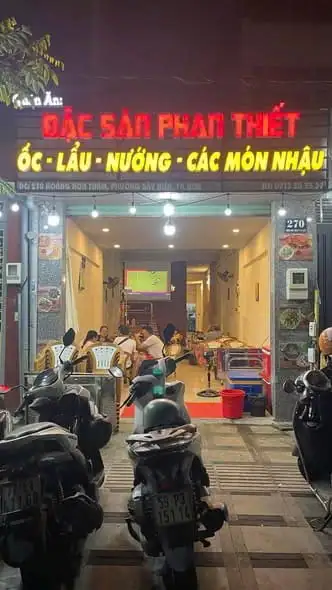 Sang nhượng quán đặc sản phan thiết – vị trí đẹp, kinh doanh ngay