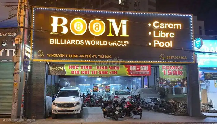 Sang nhượng CLB bida lớn nhất quận 2