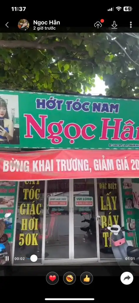 Sang nhượng tiệm tóc nam – giá rẻ – vào làm ngay tại An Phú – Thuận An- Bình Dương